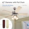 Commercial Cool 42 Ceiling Fan 5-Blade With Pull Chain And Light Kit CCF45P10 - alternate 2